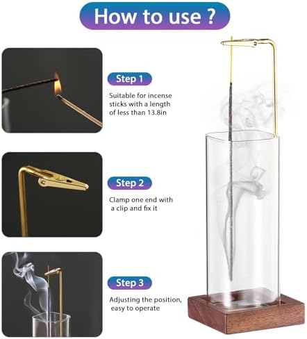 Inverted Lotus Incense Stick Holder - Anti-Ash Flying Premium Hanging Easy to Clean
