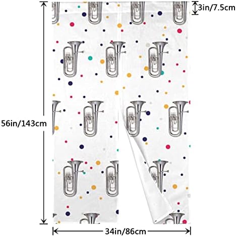 Peynir Euphonium Door Curtain Japanese Style Noren Decor