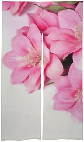 Beautiful Flowers Door Curtain 57x17 Inches
