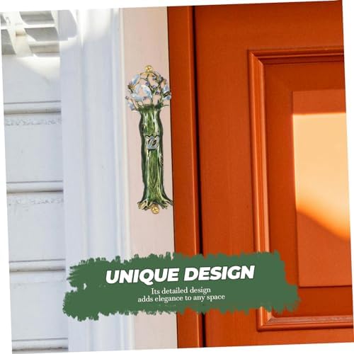 Jewish Mezuzah Decor Metal Plaque Door Accent