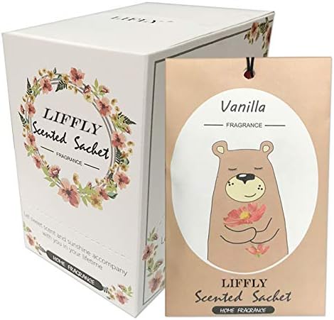14 Packs Vanilla Scented Sachets Gift Box