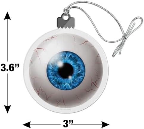 GRAPHICS MORE Blue Eyes Acrylic Christmas Ornament