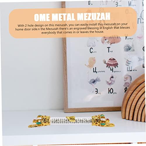 Cabilock Decorative Metal Mezuzah for Home Door