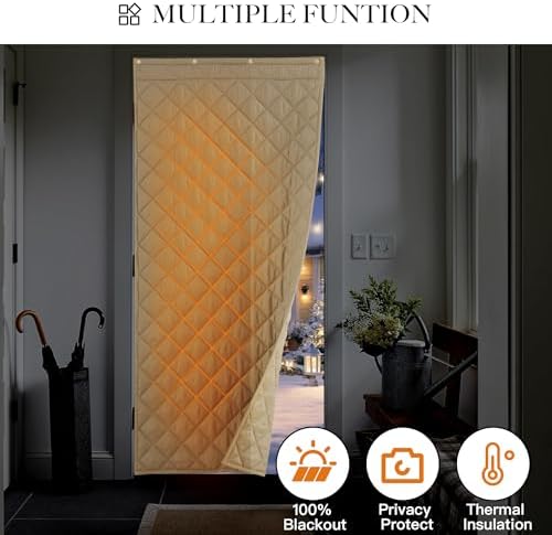 RYB HOME Thermal Insulated Curtain for Winter