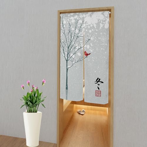 Leowefowa Japanese Noren Door Curtain 34x60 Inches 1