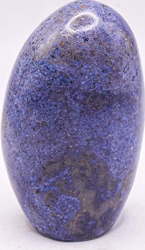 28 Inch Blue Dumortierite with Quartz Polished Specimen - Peru