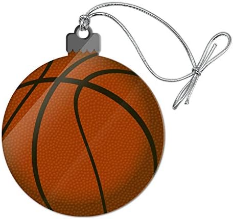 Basketball Ball Acrylic Christmas Tree Ornament
