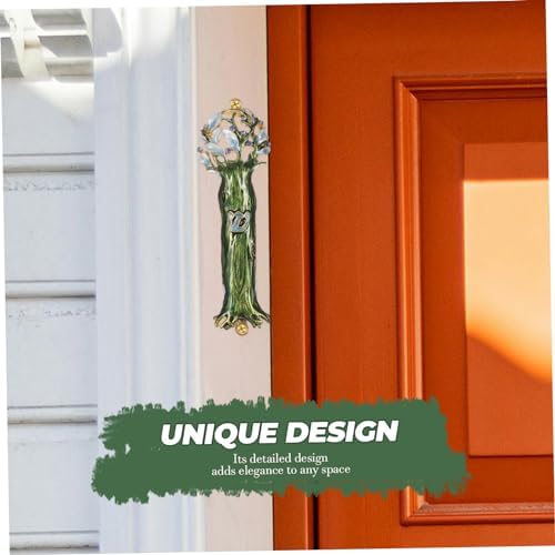LIFKOME Retro Alloy Mezuzah Decor for Front Door