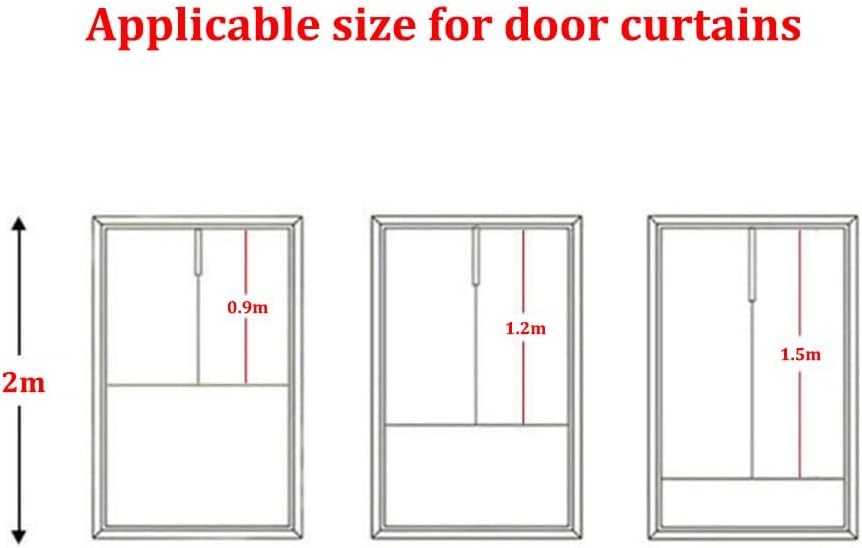 White Semi Sheer French Door Curtains 2 Pieces