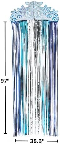 Fun Express Winter Princess Fringe Door Curtain - 1 Piece