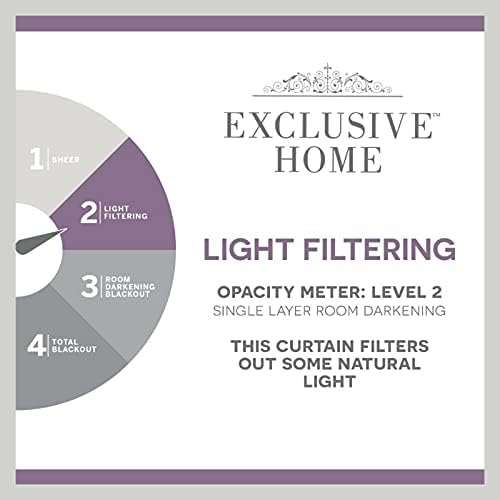 Exclusive Home Loha Curtain Panel 108x84 Natural