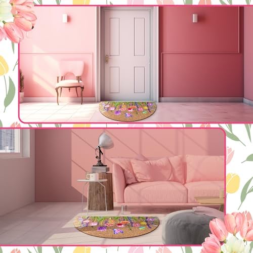 Ceenna Spring Doormat with Butterfly Design 16x24 Inches