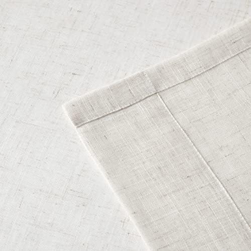 Central Park Linen Blend Sheer Curtain Panels 40x95