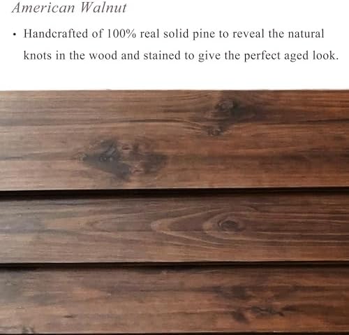 Rogmars 48 Inch 3 Tier Pipe Floating Shelf Dark Brown