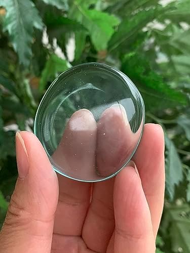 Aqua Blue Obsidian Smooth Stones 10 Piece Set
