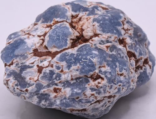25 Inch 120g Blue Angelite Rough Cluster