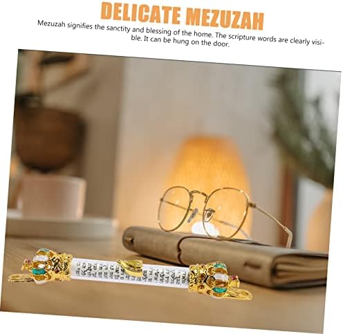 Decorative Metal Mezuzah for Outside Door