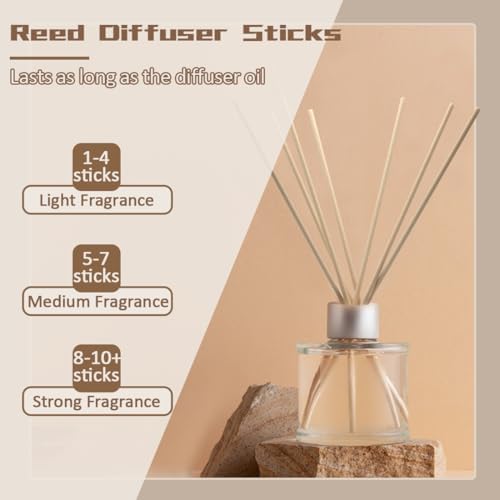 100PCS Aromatherapy Reed Diffuser Sticks 3mm 12 Inches