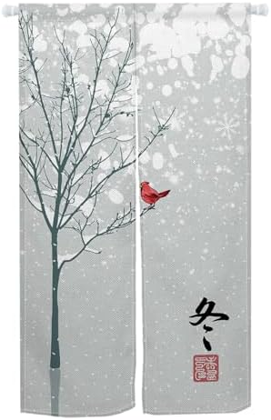 Leowefowa Japanese Noren Door Curtain 34x60 Inches 1