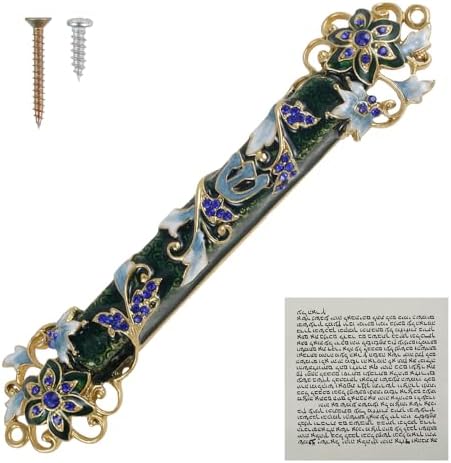 Hand Painted Mezuzah Zinc Alloy Enamel Decorative Mezuzah