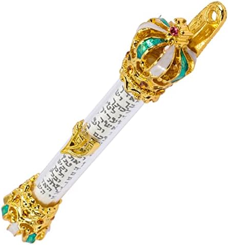 Mobestech Metal Mezuzah Scroll for Jewish Home Dcor
