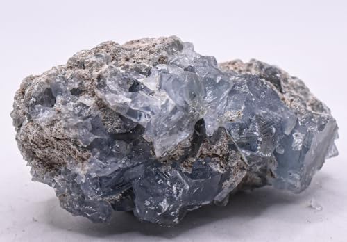 Blue Celestite Druzy Cluster 27 Inch Natural Gemstone