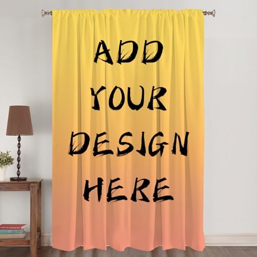 Custom Personalized Blackout Curtain Panels 48x60