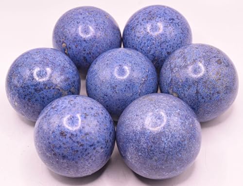 2 Inch Blue Dumortierite Sphere Polished Crystal Decor