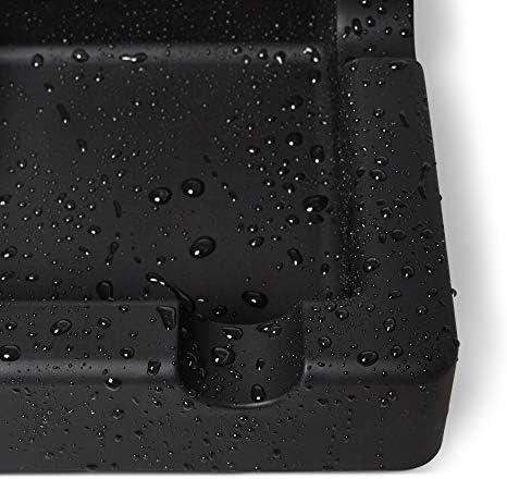 Sturdy Silicone Ashtray for Large Cigars - Matte Black