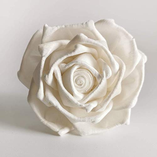 10 Rosa Wedding Bell Rose Sola Flower Diffuser Set