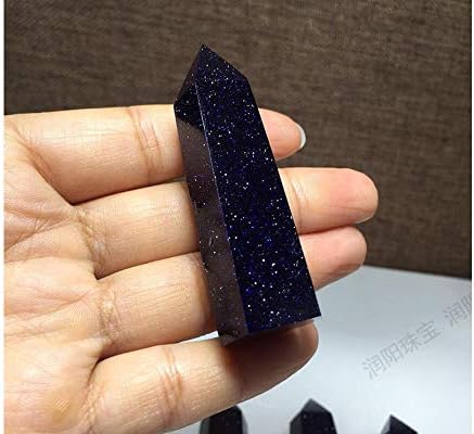 Blue Sandstone Healing Crystal Wand Pack of 2