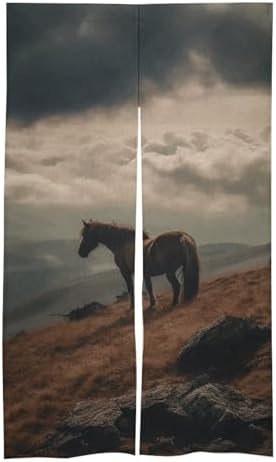 Mountain Door Cover Curtain 57x17 Inches