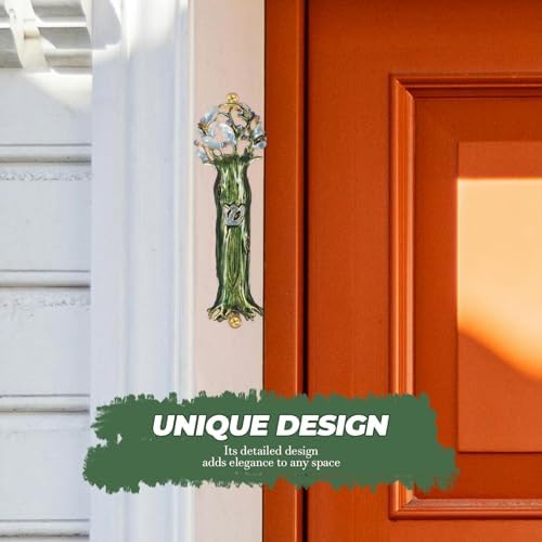 VOSAREA Retro Alloy Mezuzah Plaque Door Decor