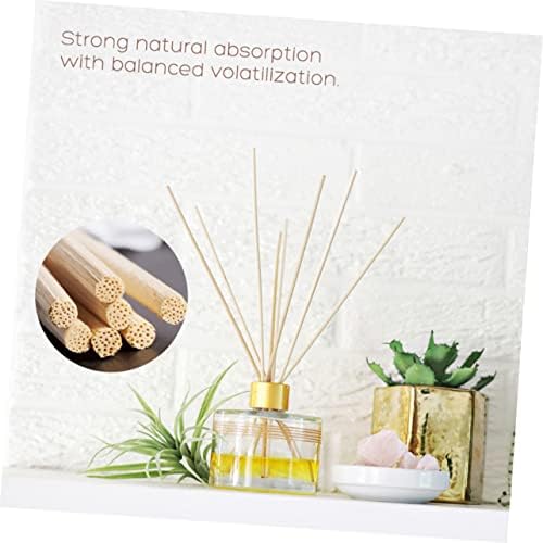 Garneck 100pcs Natural Rattan Diffuser Sticks for Home Aromatherapy