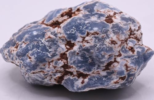 25 Inch 120g Blue Angelite Rough Cluster