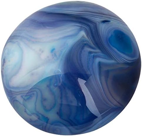 Nupuyai Natural Tumbled Blue Agate Worry Stones