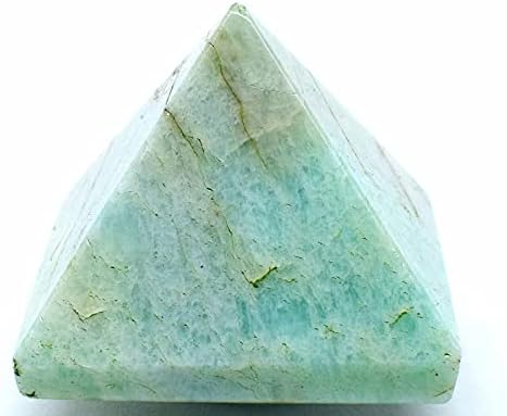 HQRP Blue Green Amazonite Pyramid Gemstone