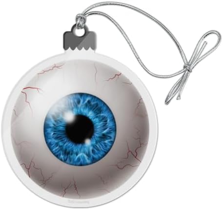 GRAPHICS MORE Blue Eyes Acrylic Christmas Ornament
