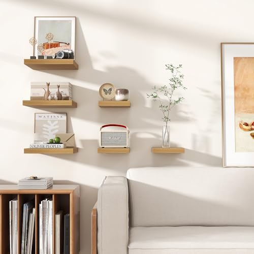 Venusmiles Square Floating Shelves 3 Pack