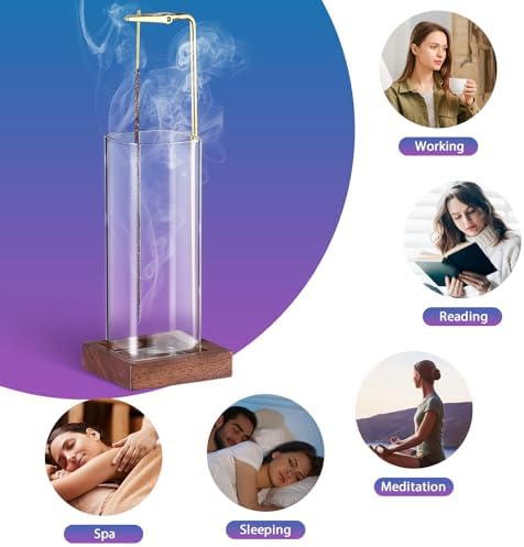 Inverted Lotus Incense Stick Holder - Anti-Ash Flying Premium Hanging Easy to Clean
