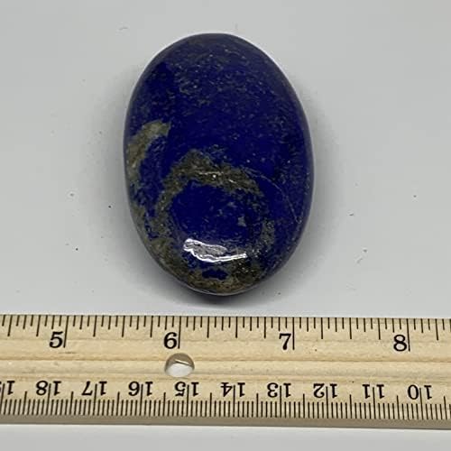 1392g Natural Blue Lapis Lazuli Palm Stone from Afghanistan