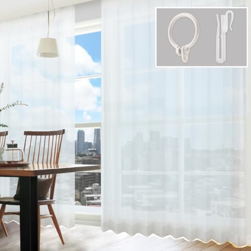 One-Way Privacy Lace Curtains Ninja 2 Panels Set