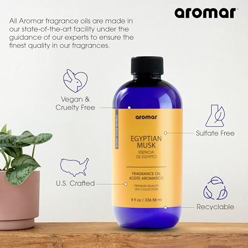 AROMAR Premium Fragrance Oil Egyptian Musk 8oz