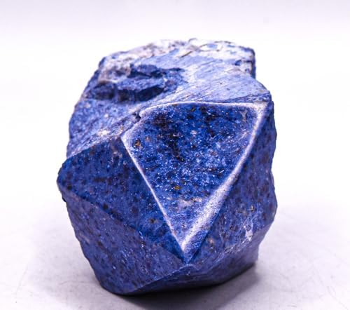 29 Inch Rich Blue Dumortierite with Quartz Carved Point Collectible Gemstone