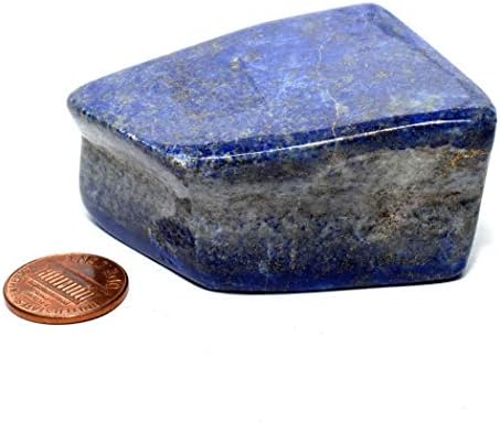 Blue Lapis Lazuli with Pyrite Rough Stone Specimen - 21 Inch