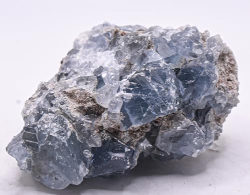 Blue Celestite Druzy Cluster 27 Inch Natural Gemstone