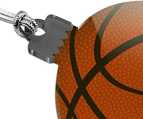 Basketball Ball Acrylic Christmas Tree Ornament