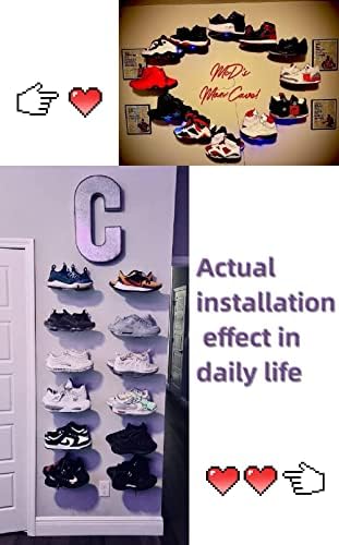 IEEK 12 Pack Floating Shoe Display Shelf