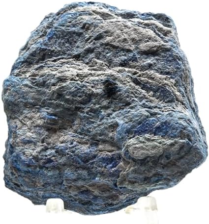 150ct 45mm Rich Blue Azurite Rough Slice Natural Decor Stone