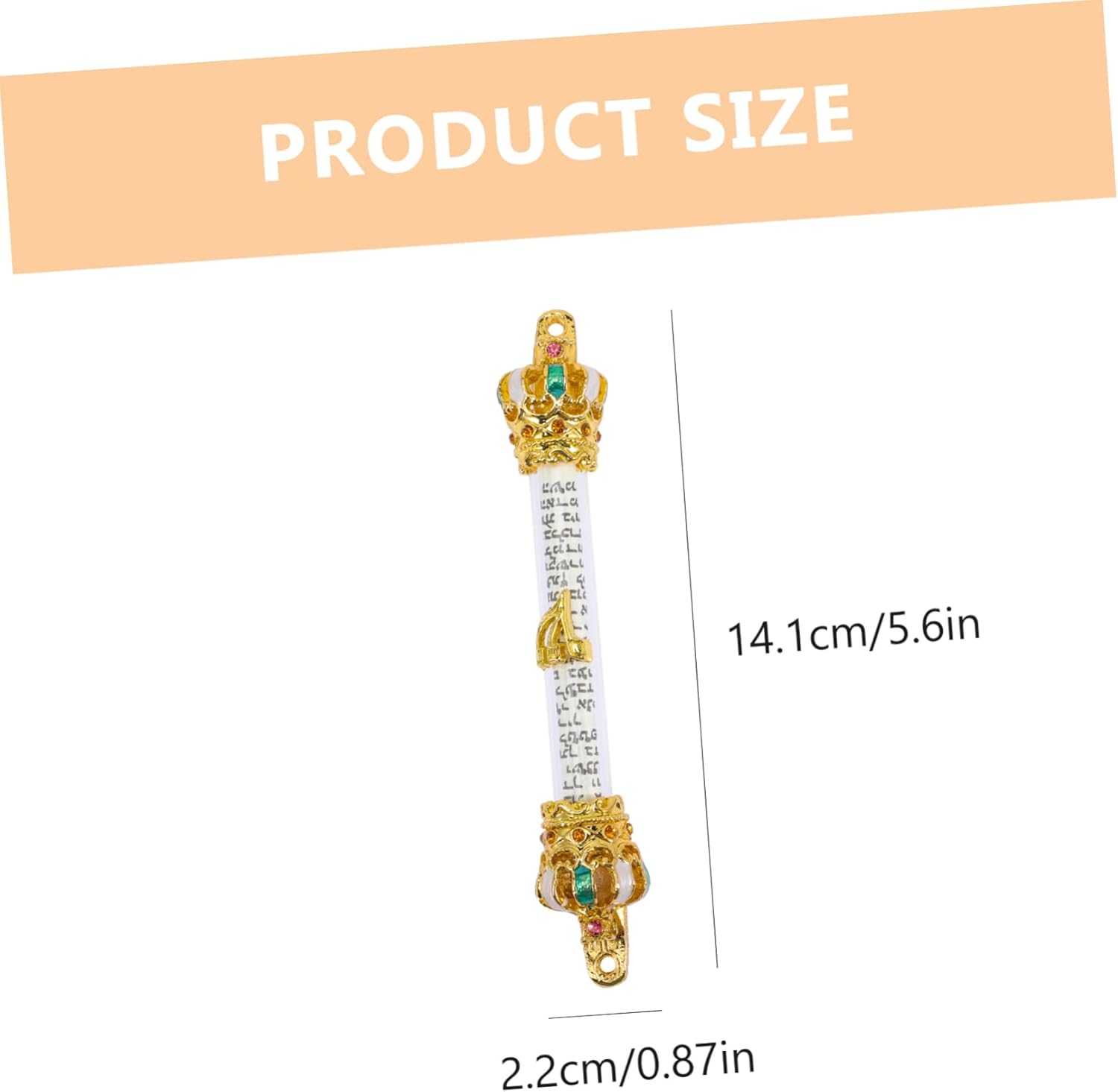 Mobestech Metal Mezuzah Scroll for Jewish Home Dcor